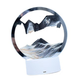 Maxbell Moving Sand Picture Night Light Flowing Sand for Decor Dining Room Black
