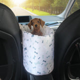 Maxbell Dog Car Seat Pet Carrier Bed Pet Seat Kennel Bed Armrest Dog Seat