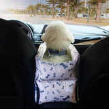 Maxbell Dog Car Seat Pet Carrier Bed Pet Seat Kennel Bed Armrest Dog Seat