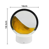 Maxbell Moving Sands Art Picture Flowing Sand Night Light Ornament Bedroom Yellow
