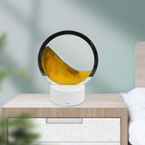 Maxbell Moving Sands Art Picture Flowing Sand Night Light Ornament Bedroom Yellow
