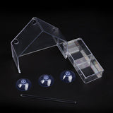 Maxbell Bird Feeder Window Hanger with Suction Cups Acrylic Feeder Food Dispenser