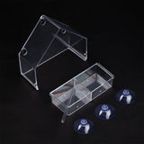 Maxbell Bird Feeder Window Hanger with Suction Cups Acrylic Feeder Food Dispenser