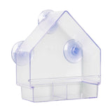 Maxbell Bird Feeder Window Hanger with Suction Cups Acrylic Feeder Food Dispenser
