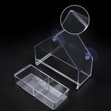 Maxbell Bird Feeder Window Hanger with Suction Cups Acrylic Feeder Food Dispenser