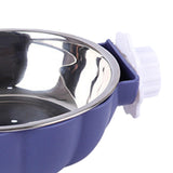 Maxbell Pet Feeding Bowl Hanging Dog Bowl Cat Bowl Removable Puppy Water Feeder Blue