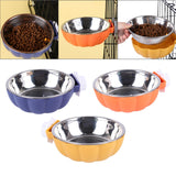 Maxbell Pet Feeding Bowl Hanging Dog Bowl Cat Bowl Removable Puppy Water Feeder Blue