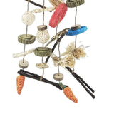 Maxbell Creative Wooden Bite Toy Biting for Small Animals Cockatiel Guinea Pigs