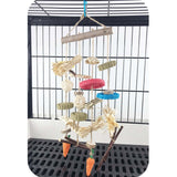Maxbell Creative Wooden Bite Toy Biting for Small Animals Cockatiel Guinea Pigs