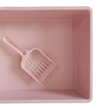Maxbell Cat Litter Box Pet Litter Tray Toilet Litter Pan Kitty with Scoop