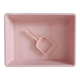 Maxbell Cat Litter Box Pet Litter Tray Toilet Litter Pan Kitty with Scoop