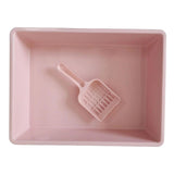 Maxbell Cat Litter Box Pet Litter Tray Toilet Litter Pan Kitty with Scoop