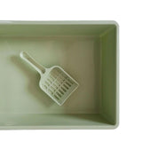 Maxbell Cat Litter Box Pet Litter Tray Toilet Litter Pan Kitty with Scoop