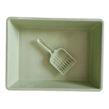 Maxbell Cat Litter Box Pet Litter Tray Toilet Litter Pan Kitty with Scoop