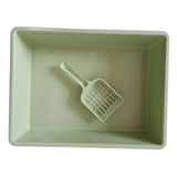 Maxbell Cat Litter Box Pet Litter Tray Toilet Litter Pan Kitty with Scoop