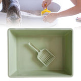 Maxbell Cat Litter Box Pet Litter Tray Toilet Litter Pan Kitty with Scoop