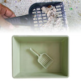 Maxbell Cat Litter Box Pet Litter Tray Toilet Litter Pan Kitty with Scoop