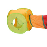 Maxbell Foldable Tube 2 in 1 Hideout Cage Small Pet Cat Tunnel for Dogs Rat Kitten