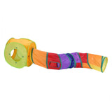 Maxbell Foldable Tube 2 in 1 Hideout Cage Small Pet Cat Tunnel for Dogs Rat Kitten