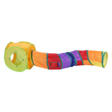 Maxbell Foldable Tube 2 in 1 Hideout Cage Small Pet Cat Tunnel for Dogs Rat Kitten