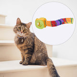 Maxbell Foldable Tube 2 in 1 Hideout Cage Small Pet Cat Tunnel for Dogs Rat Kitten