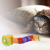 Maxbell Foldable Tube 2 in 1 Hideout Cage Small Pet Cat Tunnel for Dogs Rat Kitten