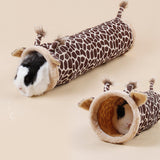 Maxbell Rabbit Tunnel Interactive Toy Collapsible Pet Folding for Hamster Kitten