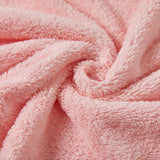 Maxbell Dog Bathrobe Drying Towel Microfibre Super Absorbent Grooming Accessory Pink 35cmx35cm