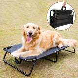 Maxbell Outdoor Dog Bed Portable Folding Pet Hammock Bed Breathable Mesh Dog Cot Bed