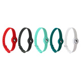 Maxbell Collar Holder Pet Dog Silicone Collar Soft Tear Resistant Red