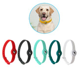 Maxbell Collar Holder Pet Dog Silicone Collar Soft Tear Resistant Red