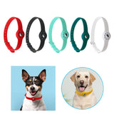 Maxbell Collar Holder Pet Dog Silicone Collar Soft Tear Resistant Red