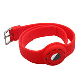 Maxbell Collar Holder Pet Dog Silicone Collar Soft Tear Resistant Red