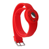 Maxbell Collar Holder Pet Dog Silicone Collar Soft Tear Resistant Red