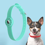 Maxbell Collar Holder Pet Dog Silicone Collar Soft Tear Resistant Olive Green