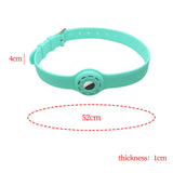 Maxbell Collar Holder Pet Dog Silicone Collar Soft Tear Resistant Olive Green