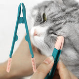 Maxbell Cat Eye Brush Comb Removing Mucus Tear Stain Remover Multipurpose Tool Pink