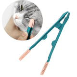 Maxbell Cat Eye Brush Comb Removing Mucus Tear Stain Remover Multipurpose Tool Pink