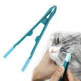 Maxbell Cat Eye Brush Comb Removing Mucus Tear Stain Remover Multipurpose Tool Blue