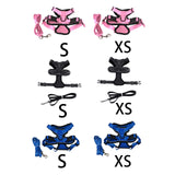 Maxbell Cat Puppy Harness and Leash Set Easily Control Padded Mesh Vest Pink S