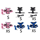 Maxbell Cat Puppy Harness and Leash Set Easily Control Padded Mesh Vest Pink S