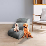 Maxbell Soft Pet Stairs Ramp Small Cats Puppy Anti Slip Dog Ladder Gray