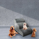 Maxbell Soft Pet Stairs Ramp Small Cats Puppy Anti Slip Dog Ladder Gray