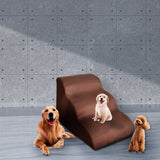 Maxbell Soft Pet Stairs Ramp Small Cats Puppy Anti Slip Dog Ladder Brown