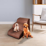 Maxbell Soft Pet Stairs Ramp Small Cats Puppy Anti Slip Dog Ladder Brown