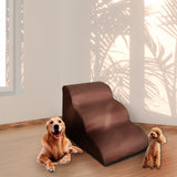 Maxbell Soft Pet Stairs Ramp Small Cats Puppy Anti Slip Dog Ladder Brown