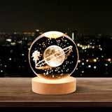 Maxbell Glass Ball Night Light 6cm Ornament for Christmas Birthday Bedside StyleB