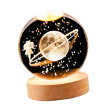 Maxbell Glass Ball Night Light 6cm Ornament for Christmas Birthday Bedside StyleB
