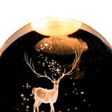 Maxbell Glass Ball Night Light 6cm Ornament for Christmas Birthday Bedside StyleE