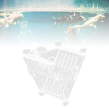 Maxbell Acrylic Fish Feeding Cup Feeding Tool Aquarium V Shape Cone Red Worm Feeder Sucker for Frozen